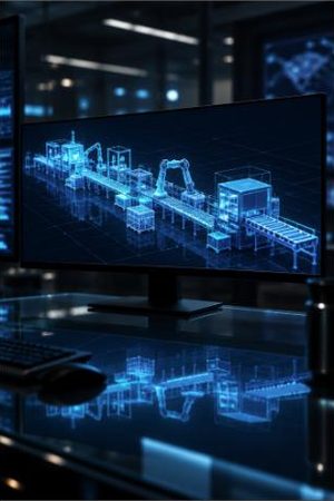 3D SCADA for a glue system